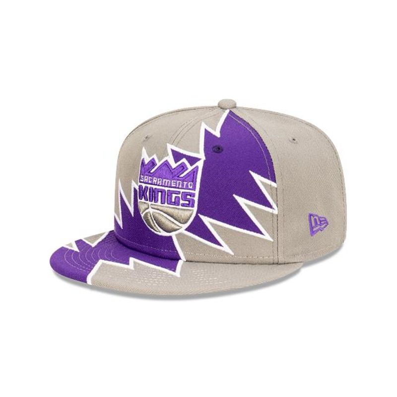 NBA Sacramento Kings Flash 9Fifty Snapback (THH2437) - Grey New Era Caps